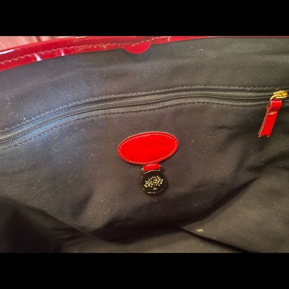 Mulberry London Roxanne Bright Red Bag - Picture 5 of 13